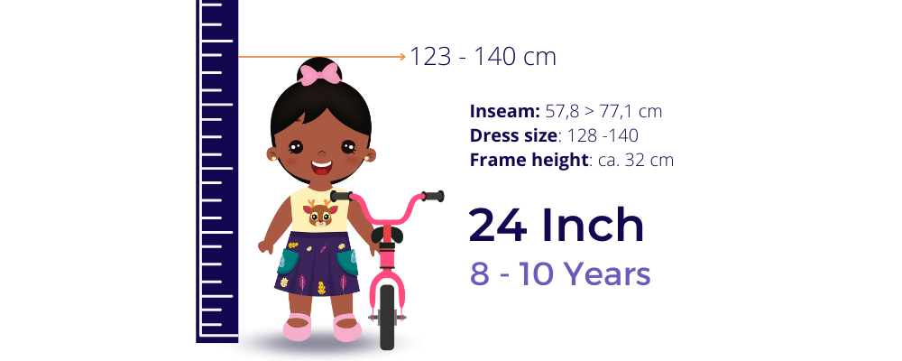 Meisjesfietsen 24 inch