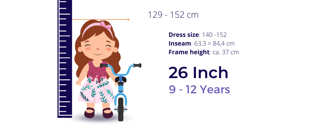 Meisjesfietsen 26 inch