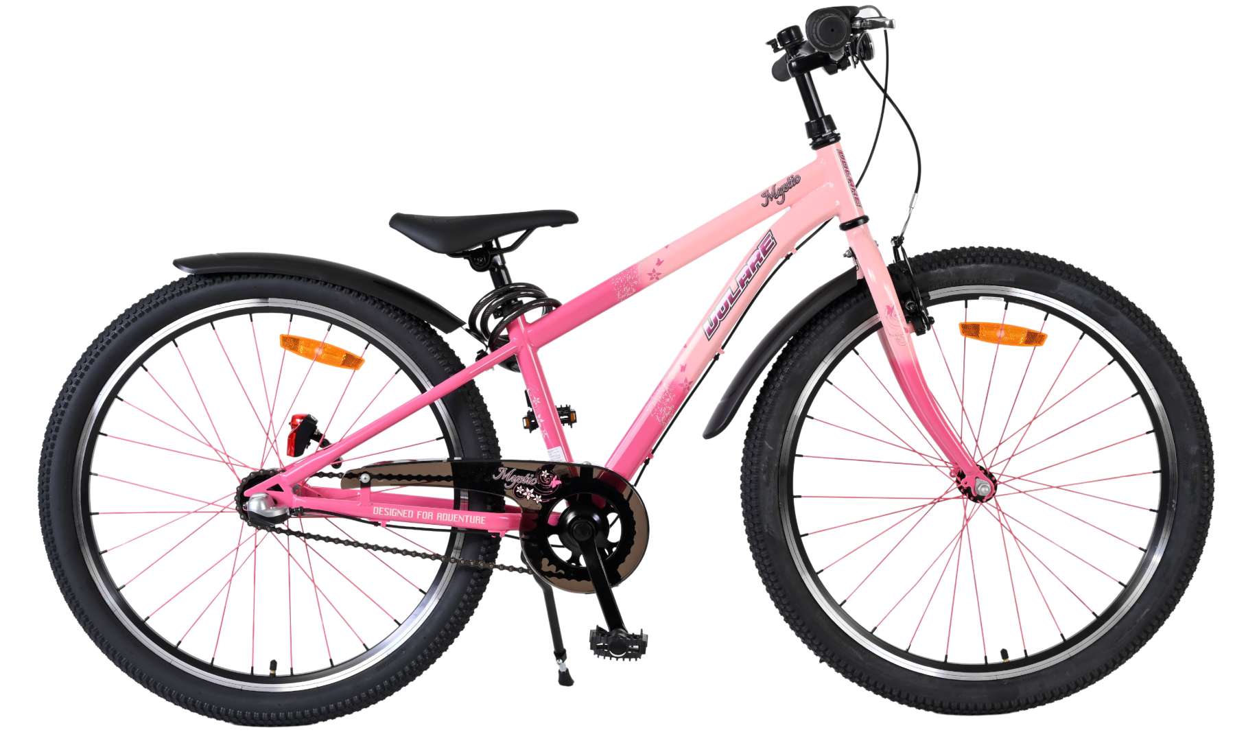 mountainbike kinderfiets Volare Mystic Kids' Bike - 24 inch - Pink Automatic Gear Shifter - brand-foxracing Size:US 7.6 / EU 39.5