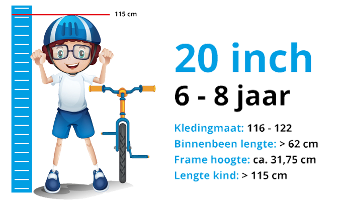 20 inch bike frame in cm
