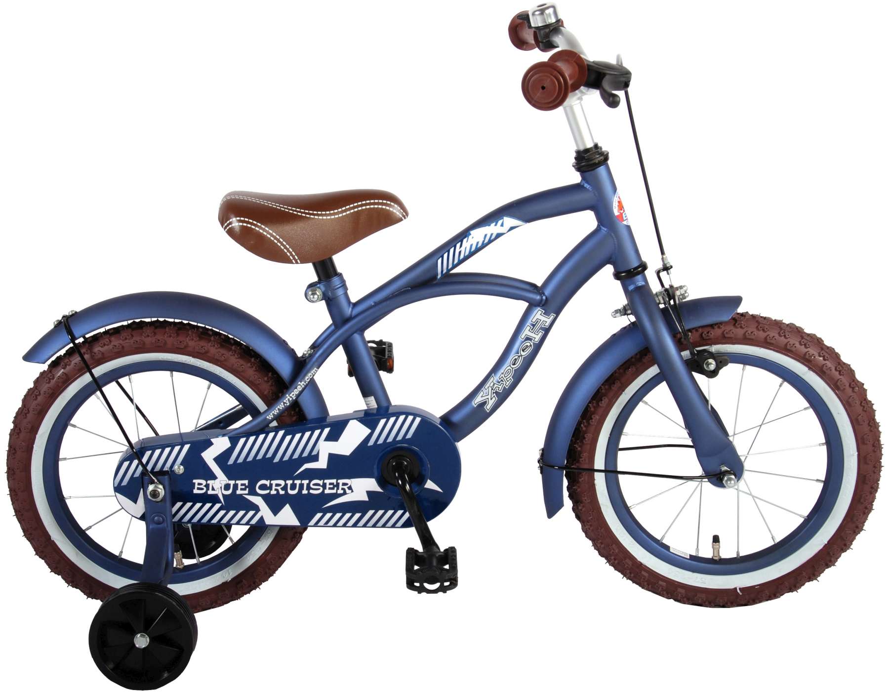 Almachtig veeg element Volare Blue Cruiser Children's Bicycle - Boys - 14 inch - Blue - 95%  assembled