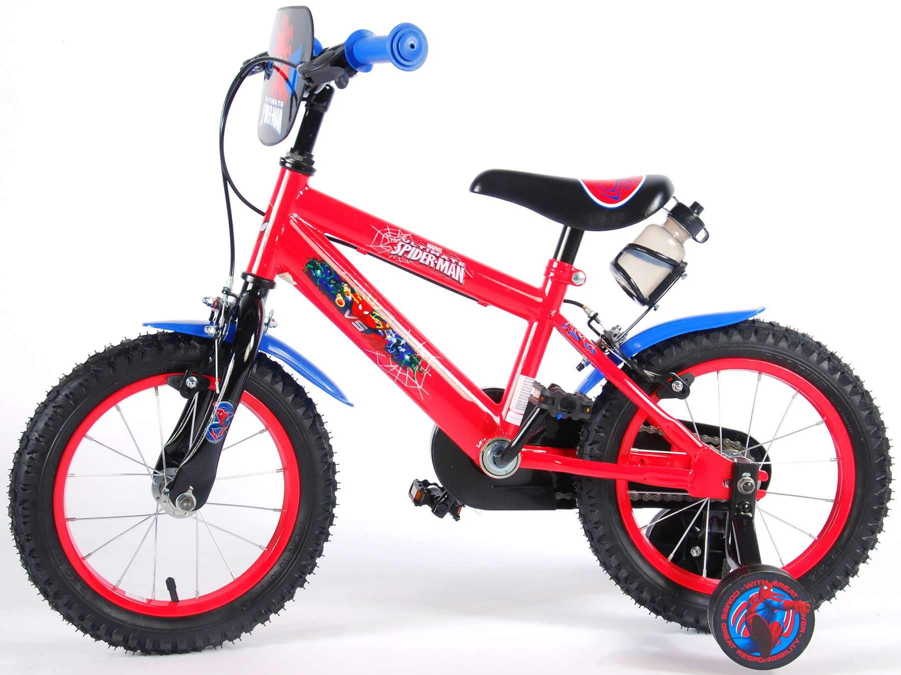 boys spider man bike