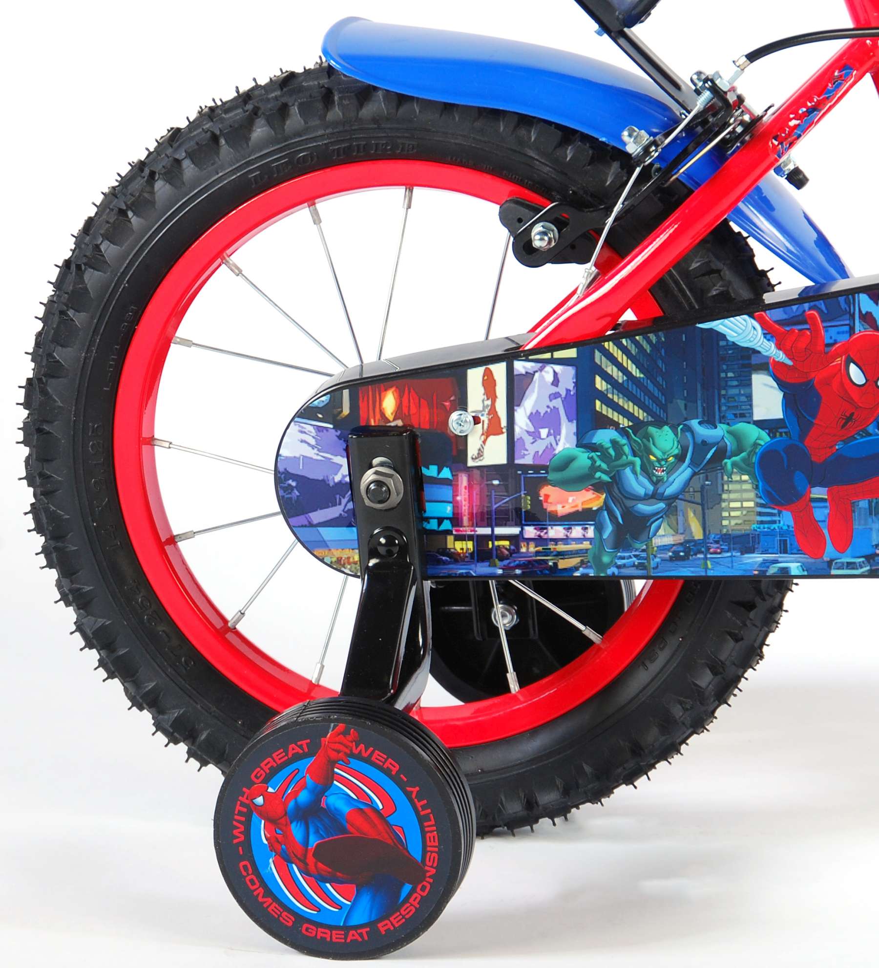 boys spider man bike