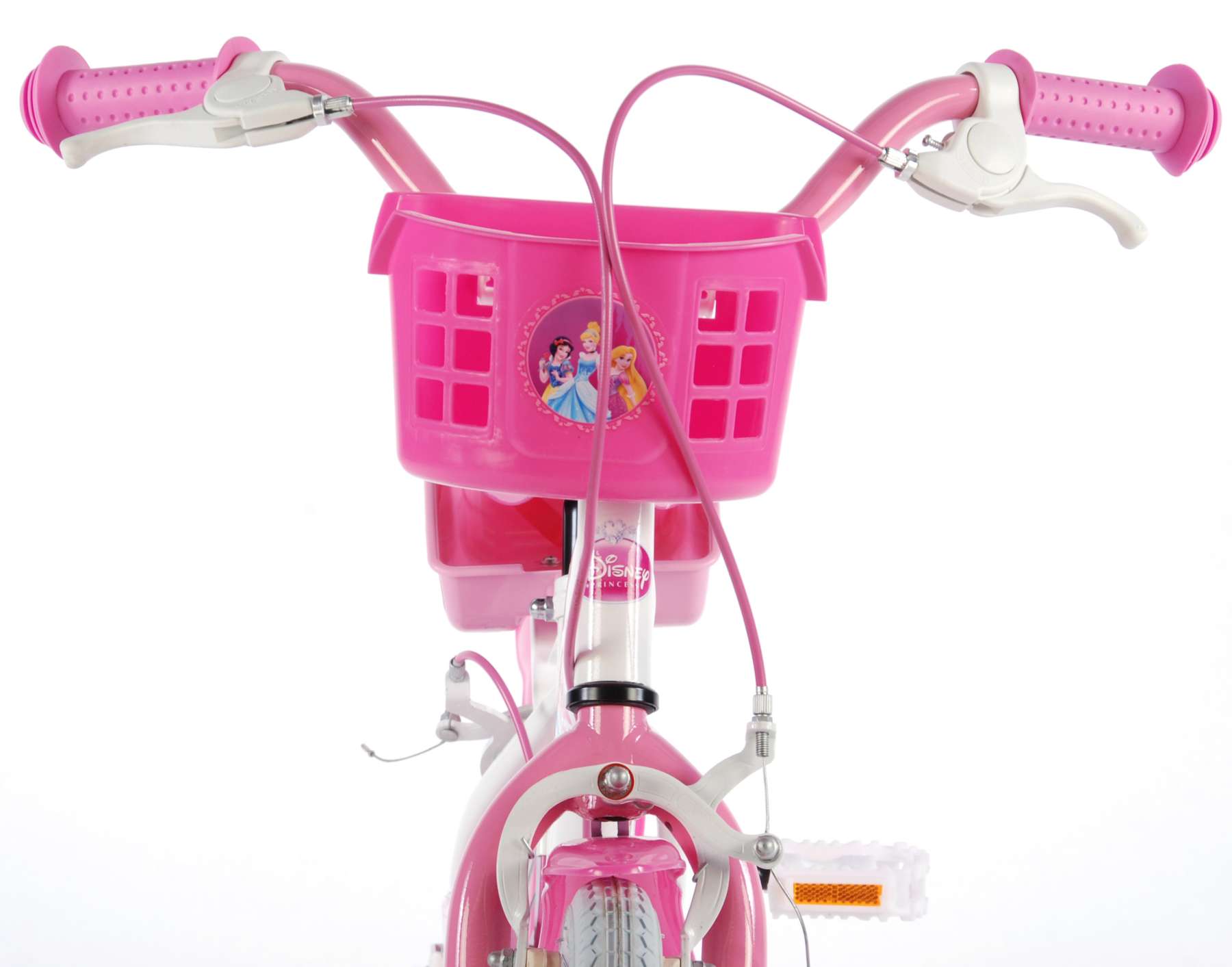princess bike with doll carrier