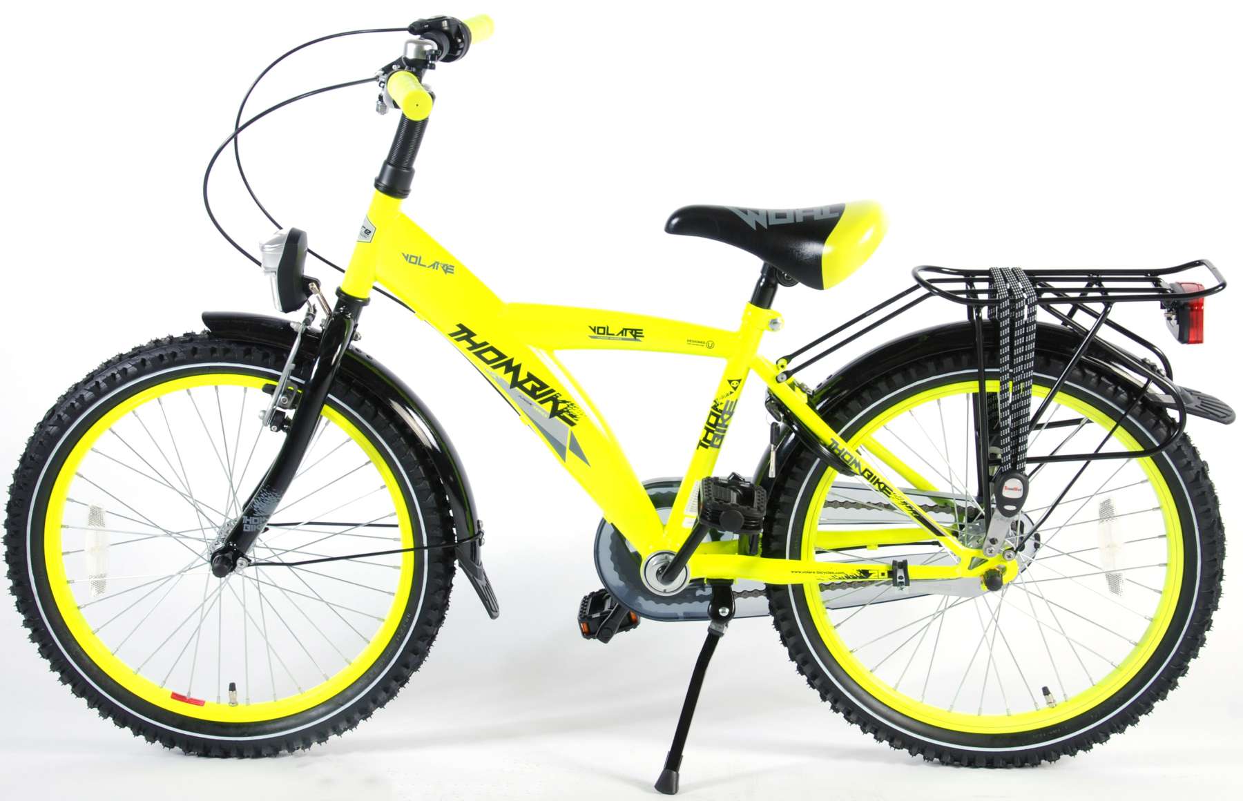yellow 20 inch bike