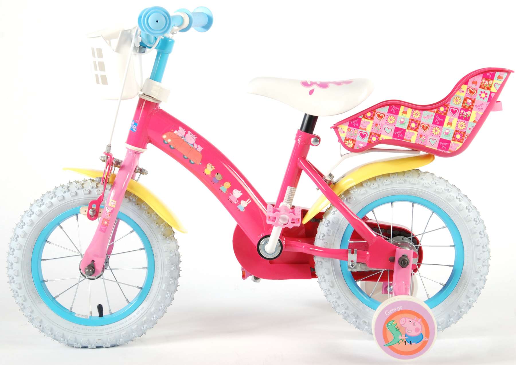 peppa pig bike with doll seat