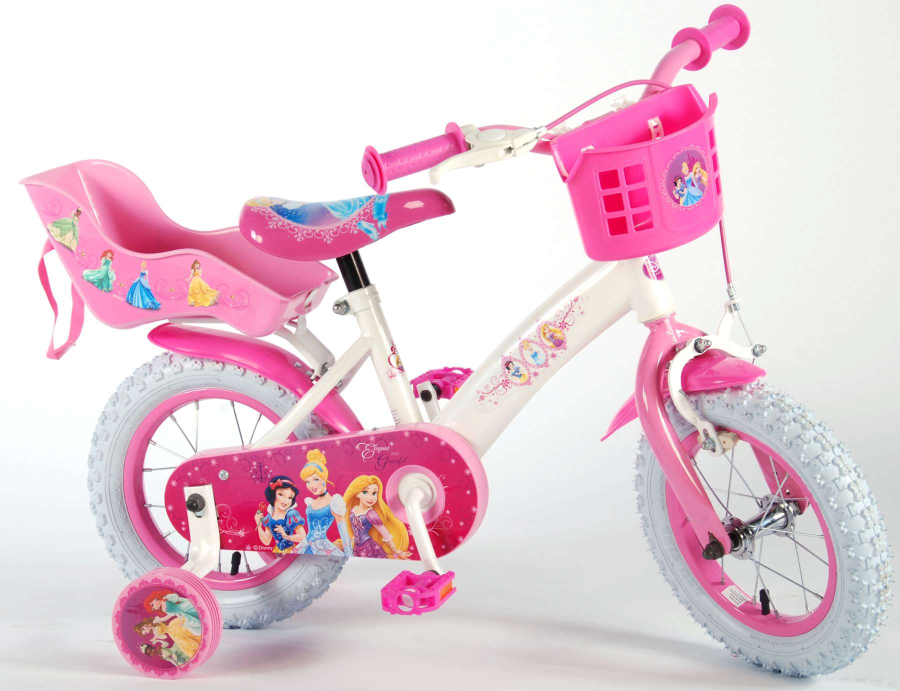 12 Zoll Kinderfahrrad Eiskönigin Mädchen Fahrrad Disney 3 4 5 Jahre neu 