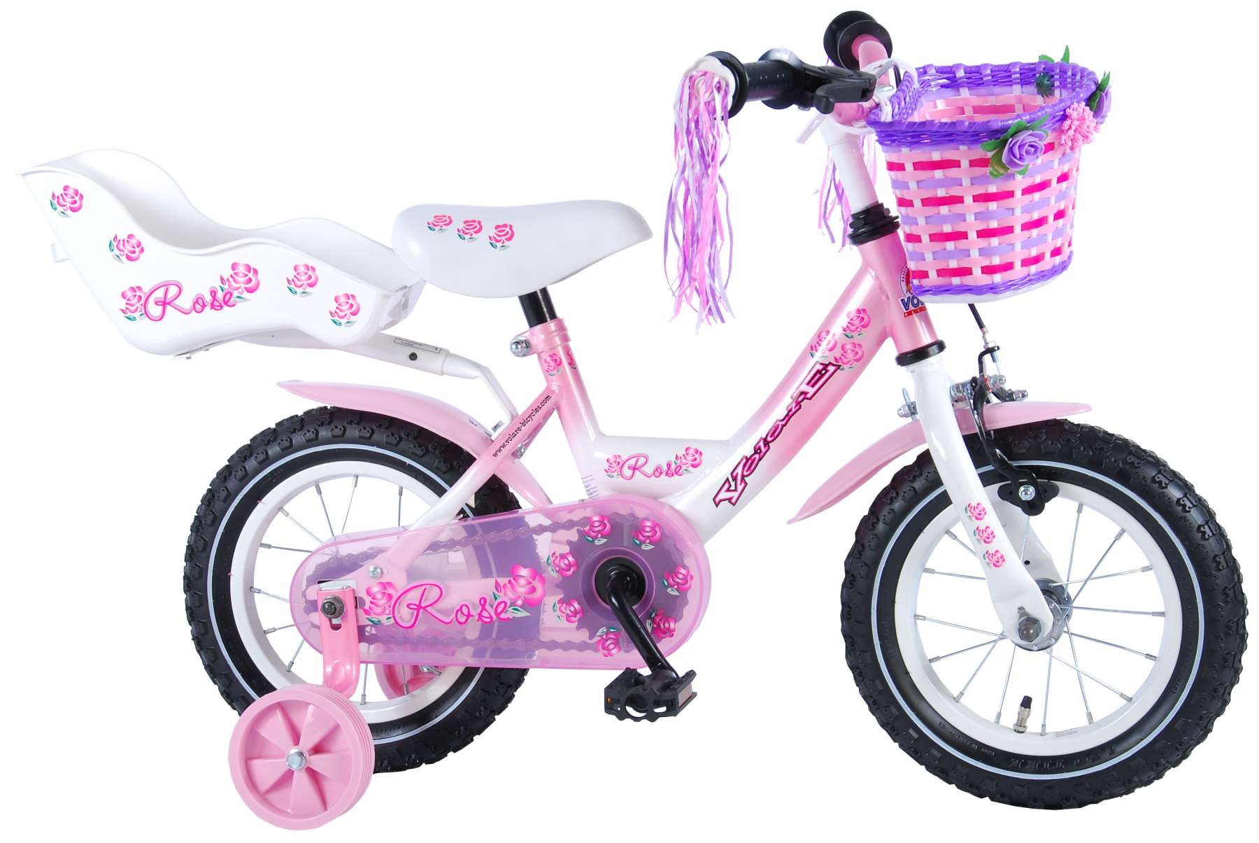 girls bike with doll seat