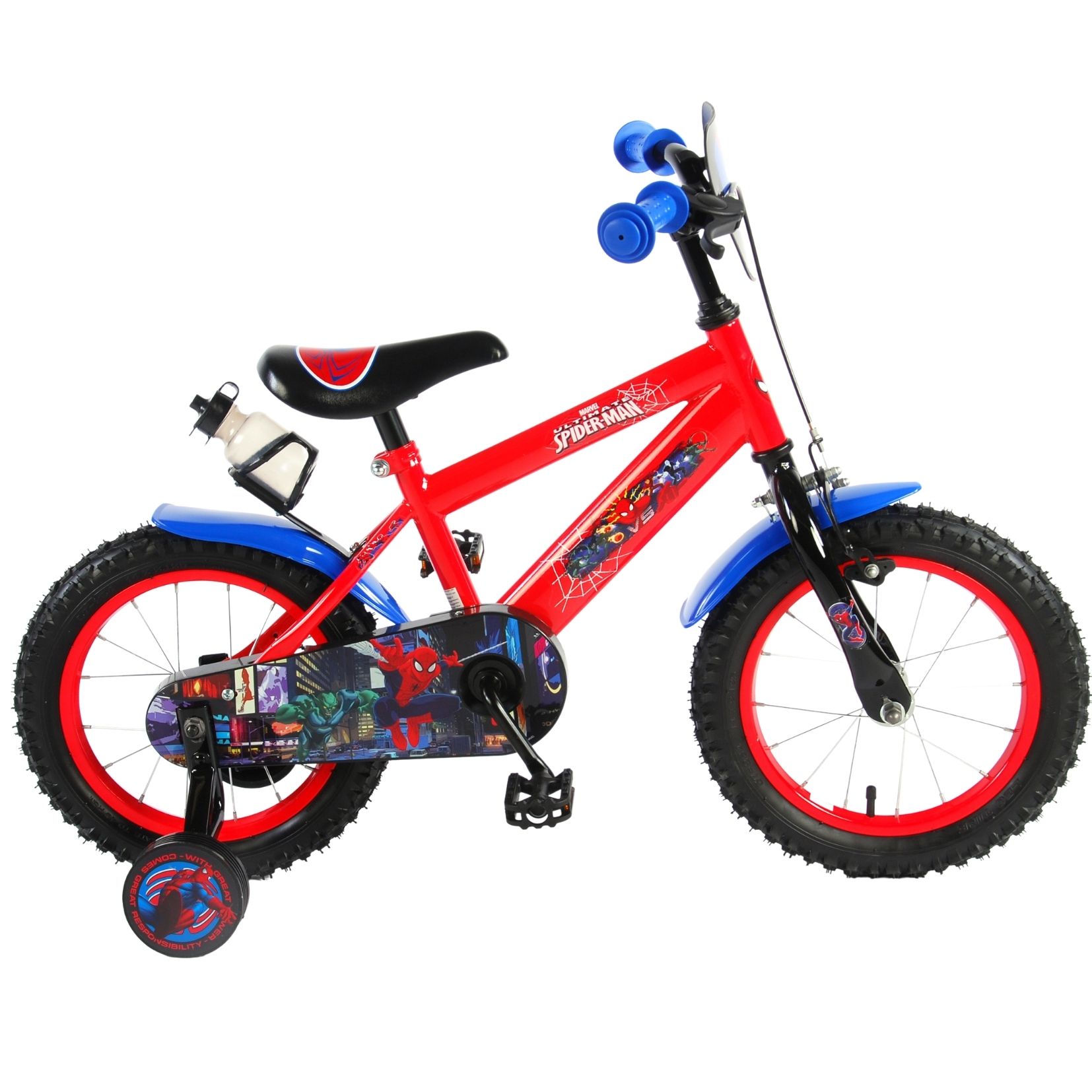 boys spider man bike