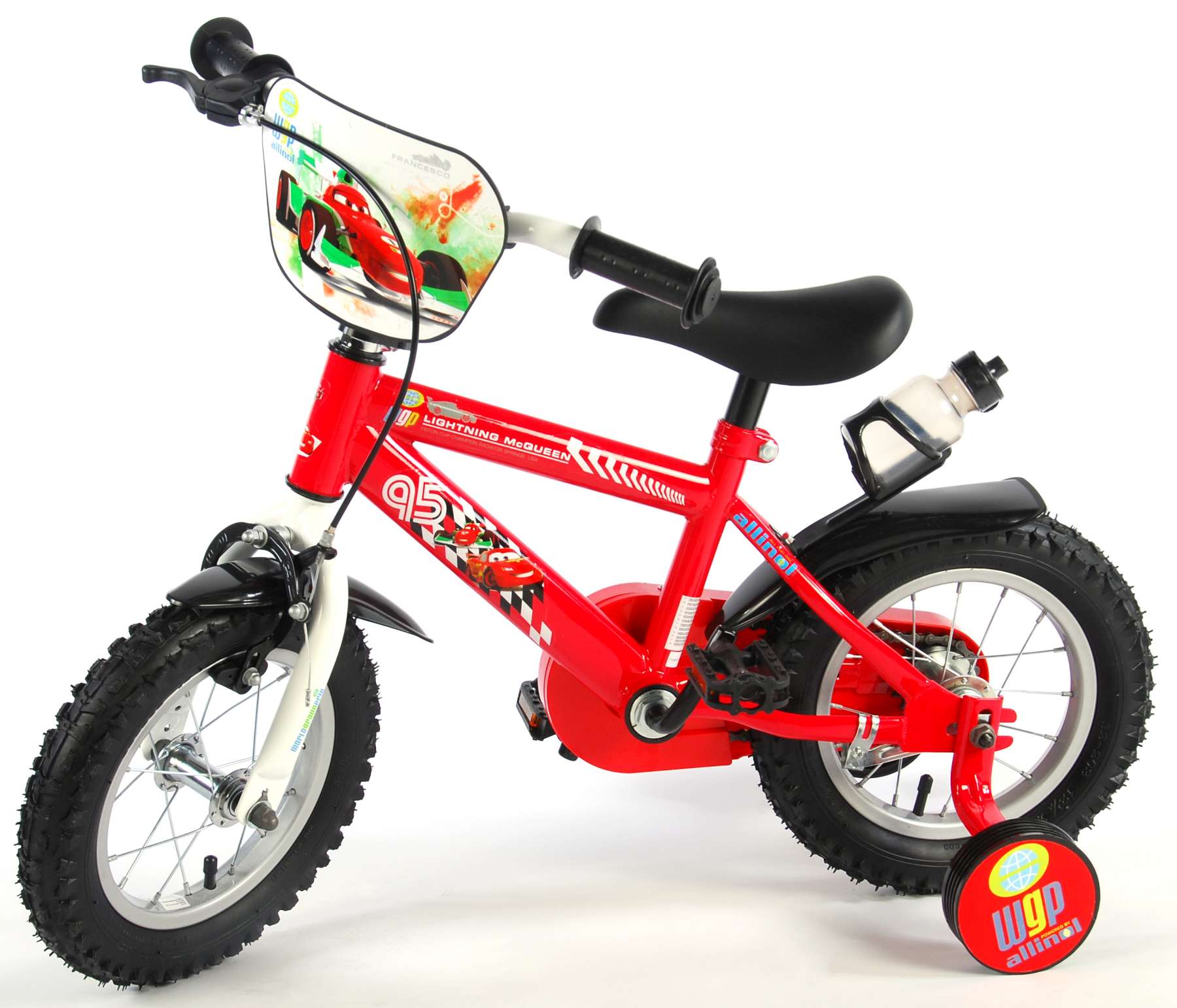 Huffy Disney Pixar Cars Lightning McQueen Kids Bike 12 Wheel
