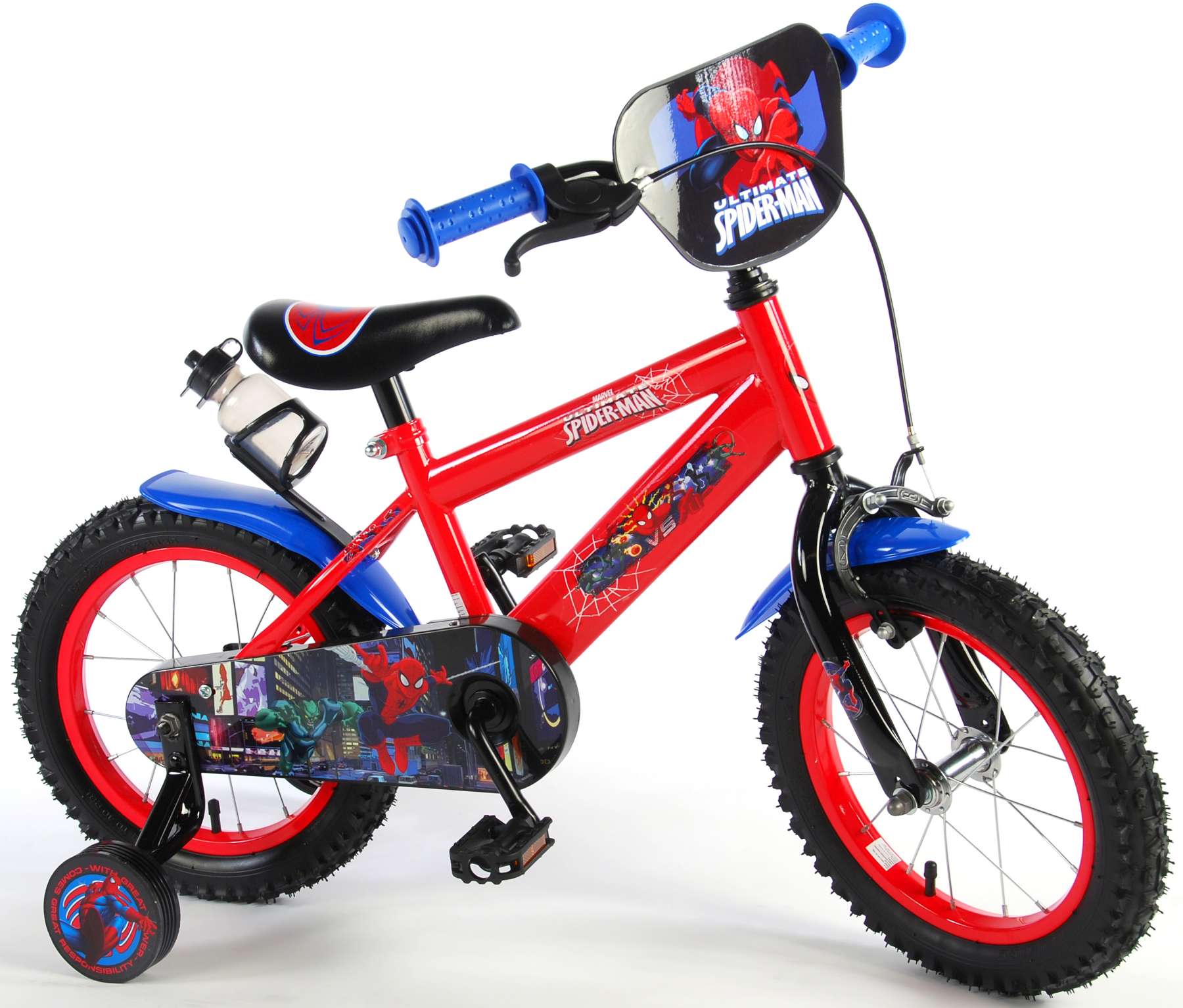 boys spider man bike
