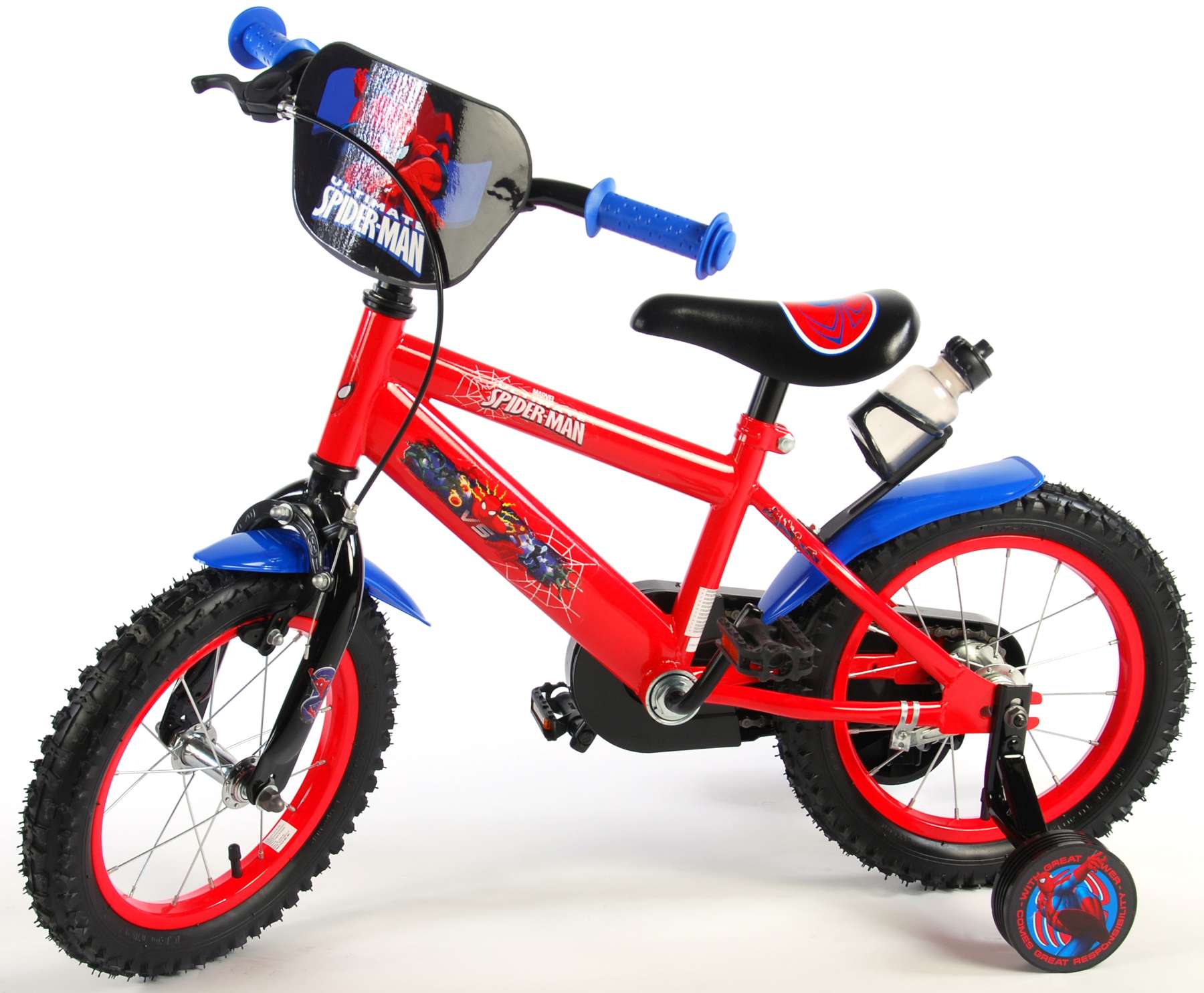 boys spider man bike