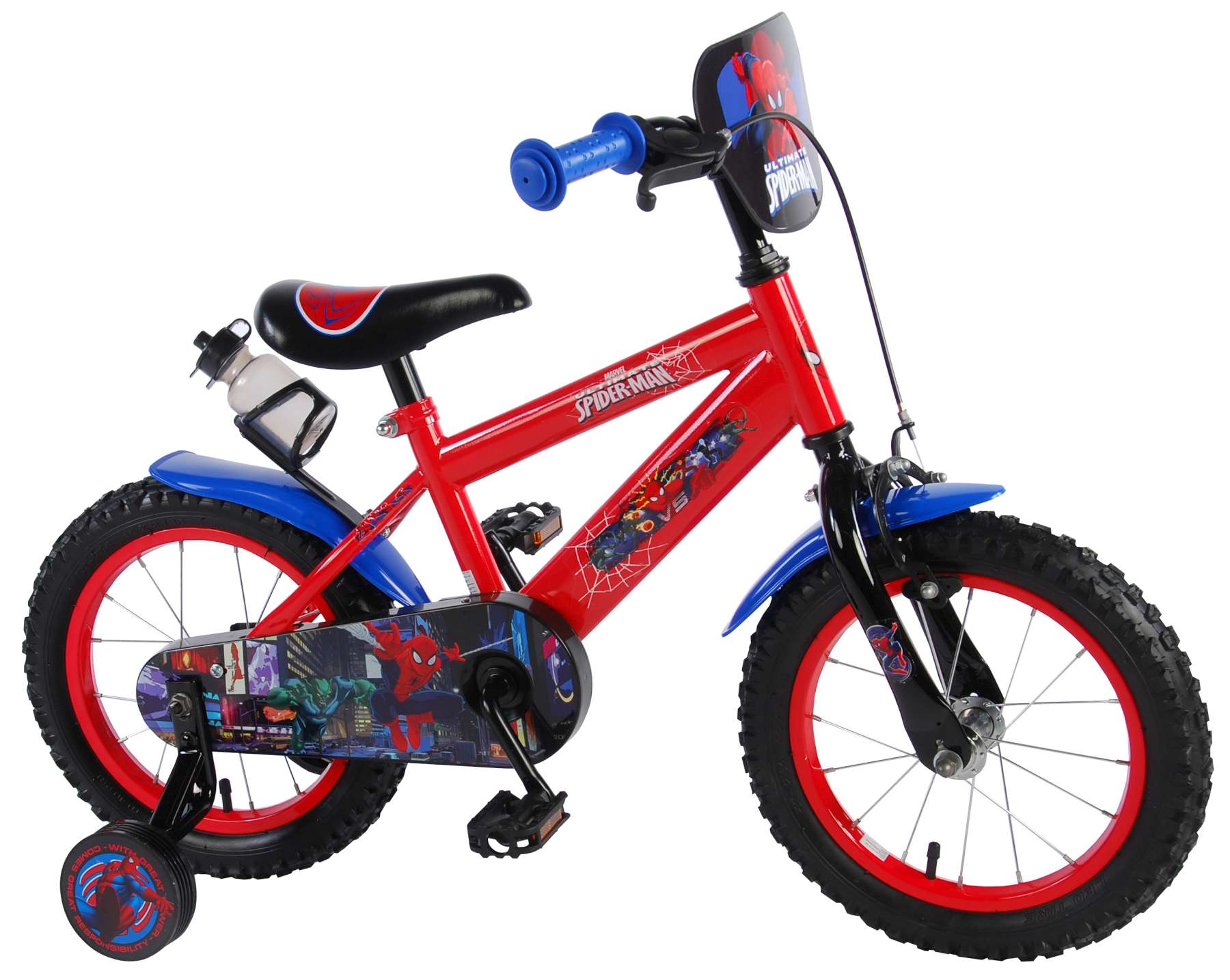 boys spider man bike