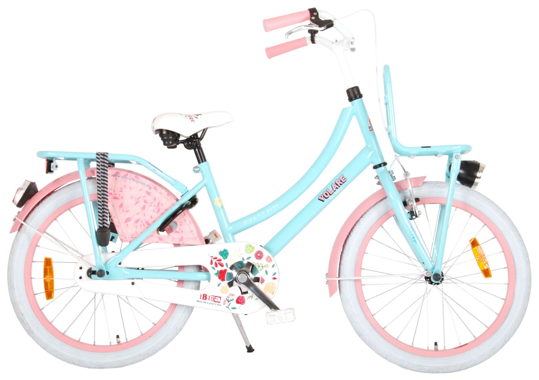 Verrast pomp Abnormaal Volare Ibiza Children's Bicycle - Girls - 20 inch - Blue / Pink - 95%  assembled