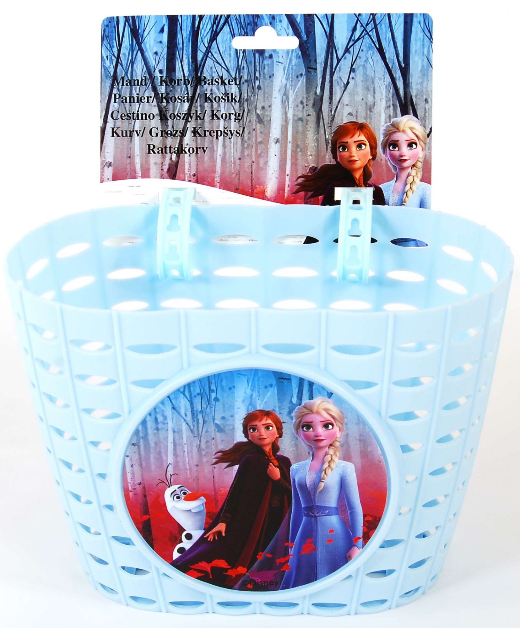 Disney Frozen 2 Plastic Basket Girls Light Blue