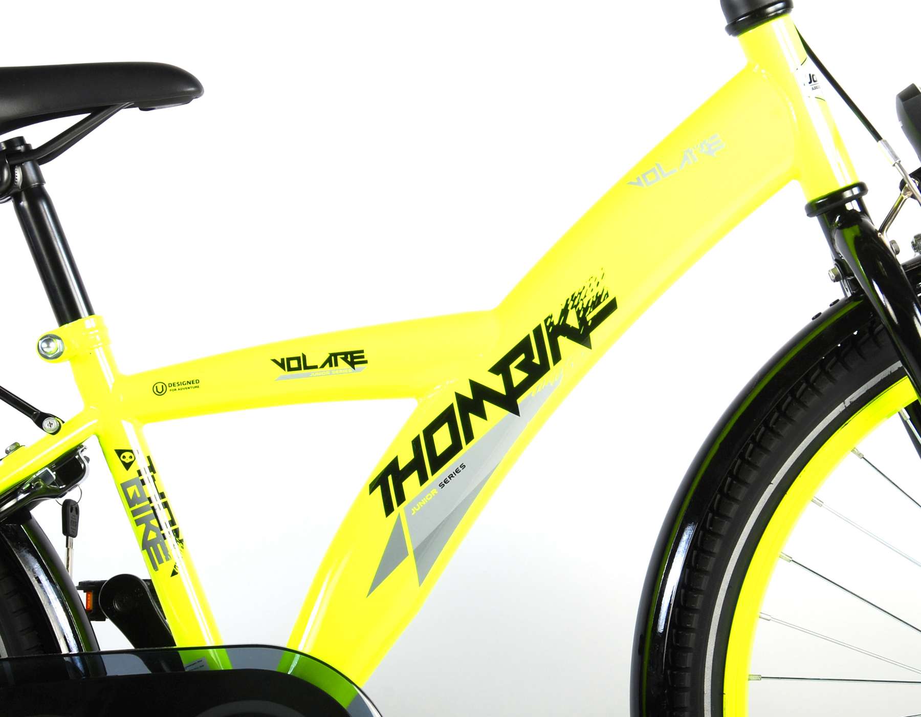 yellow 24 inch bike