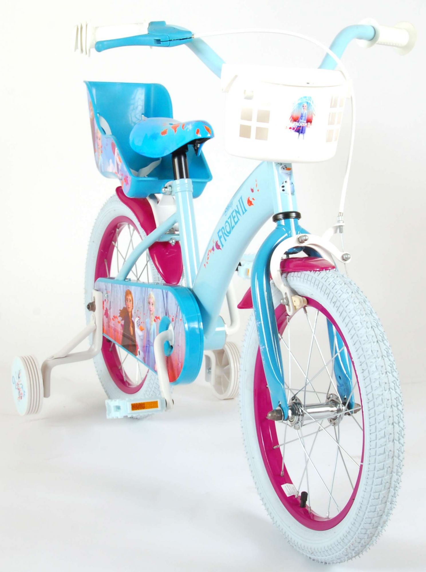 Disney Frozen Filles 16 vélo junior-taille Pédales W Training Wheels &