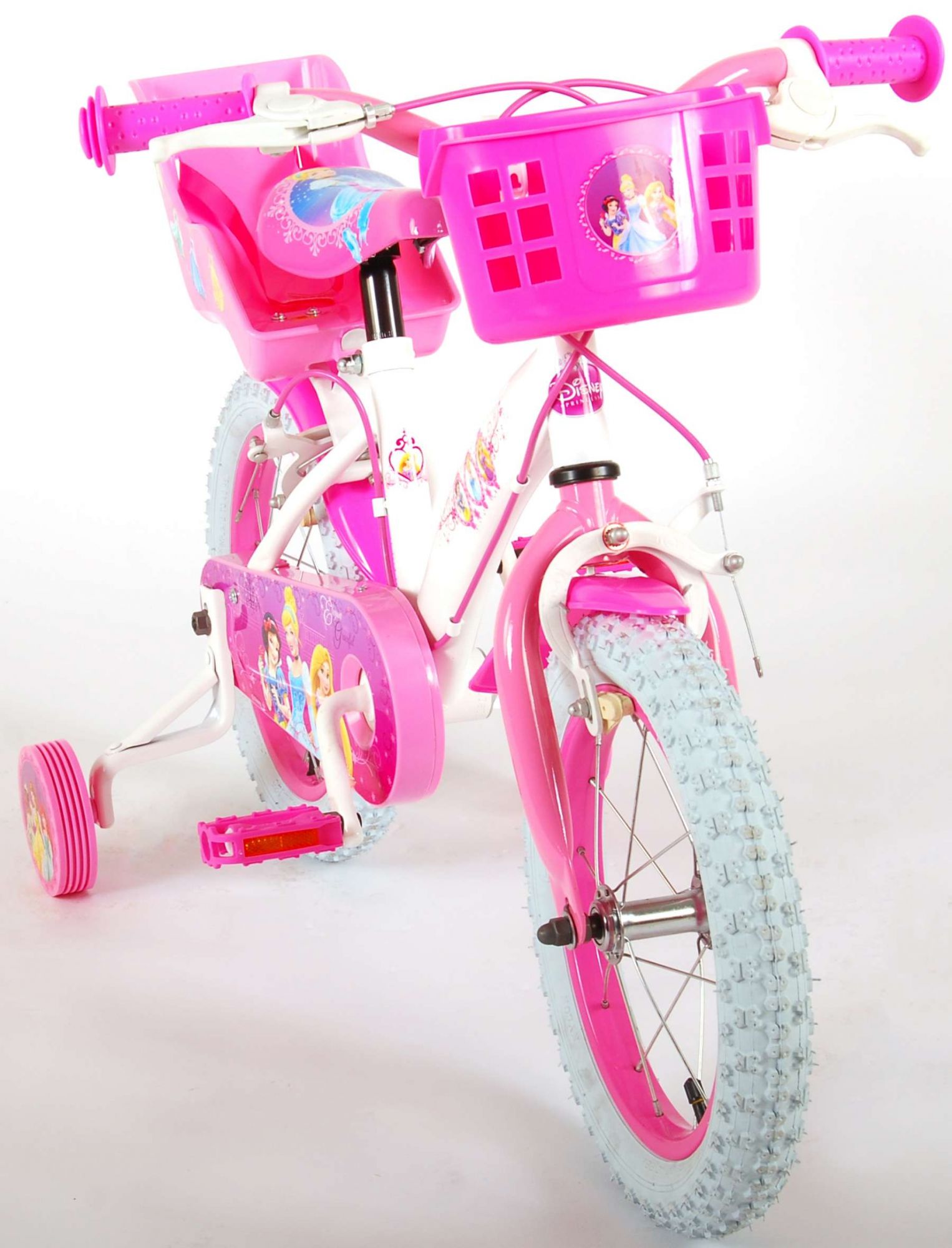 14 girl bike with doll carrier