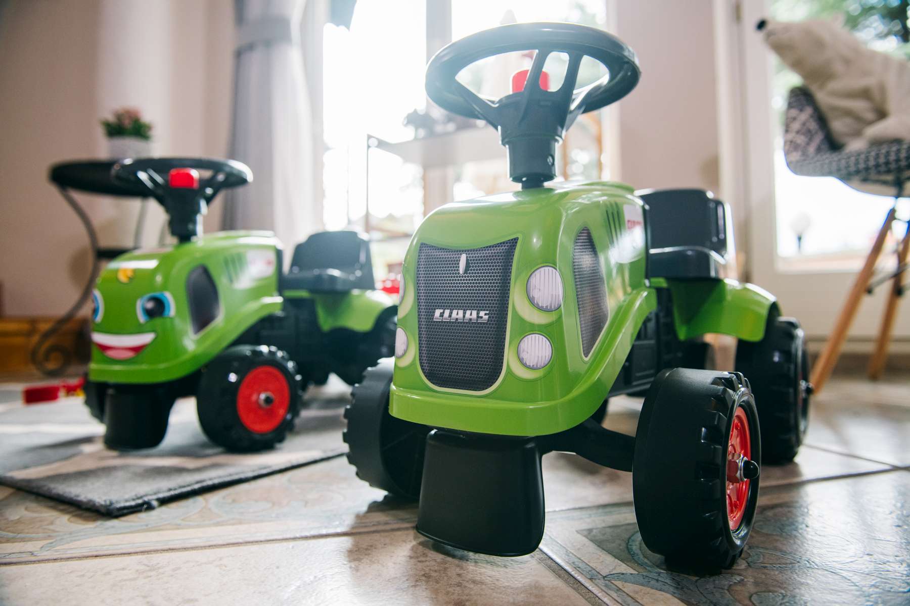 falk baby claas tractor with trailer