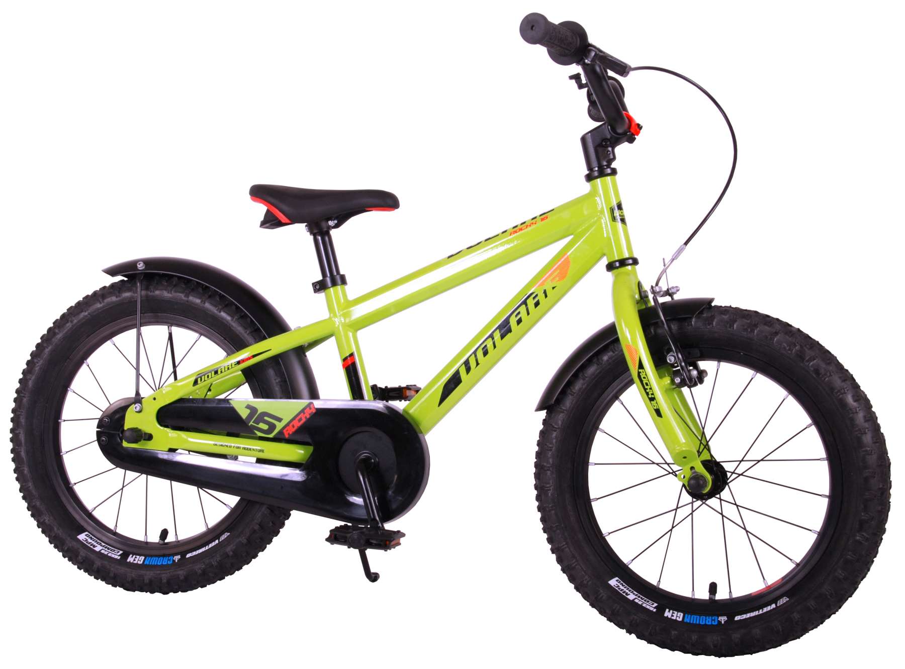 Aan de overkant Boos Bourgeon Volare Rocky Children's Bicycle - 16 inch - Green - 95% assembled