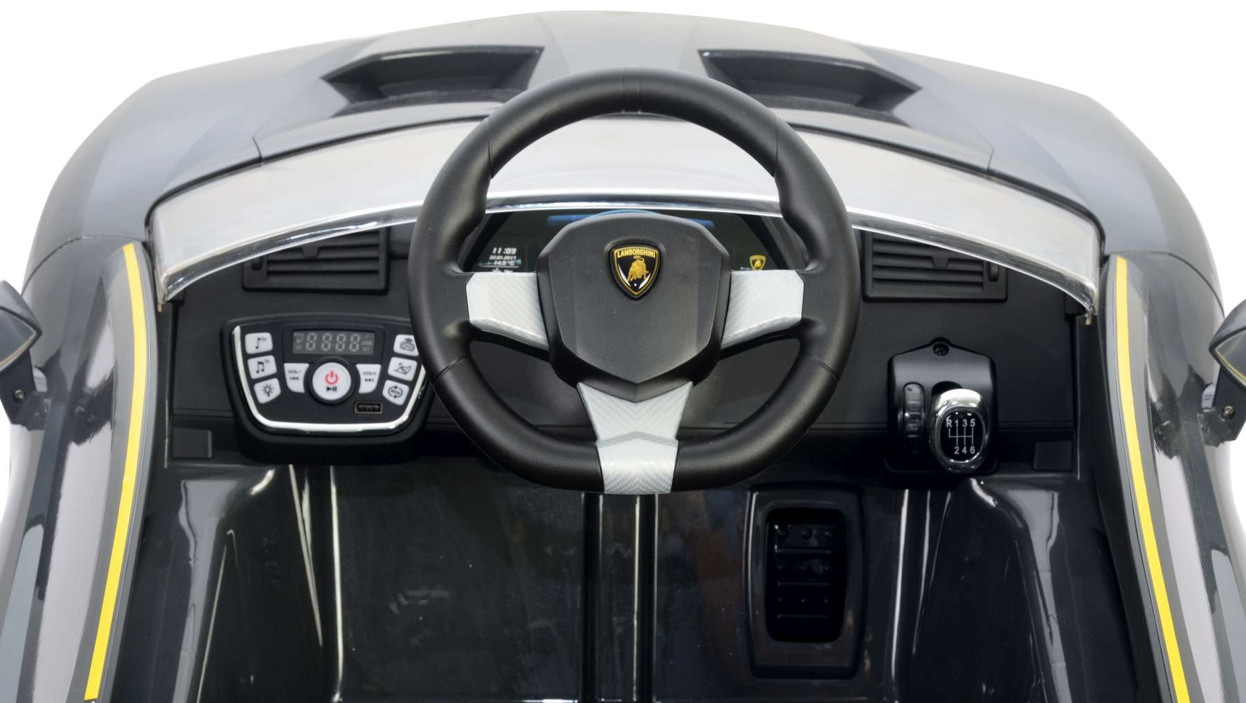 lamborghini remote control car with steering wheel and pedal