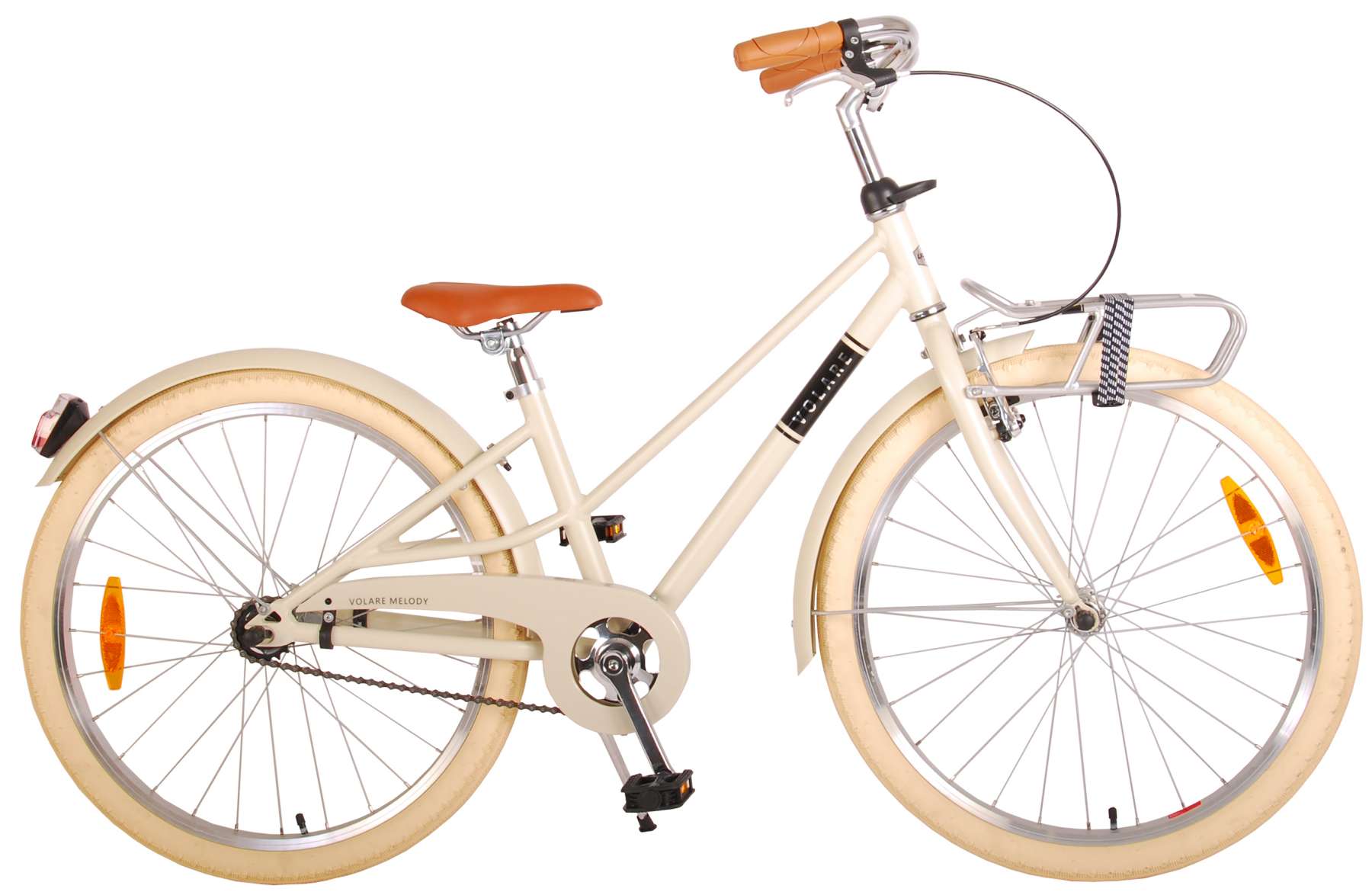 krullen Naar schuintrekken Volare Melody Children's bicycle - Girls - 24 inch - Sand - Prime Collection krullen Naar schuintrekken Volare Melody Children's bicycle - Girls - 24 inch - Sand - Prime Collection