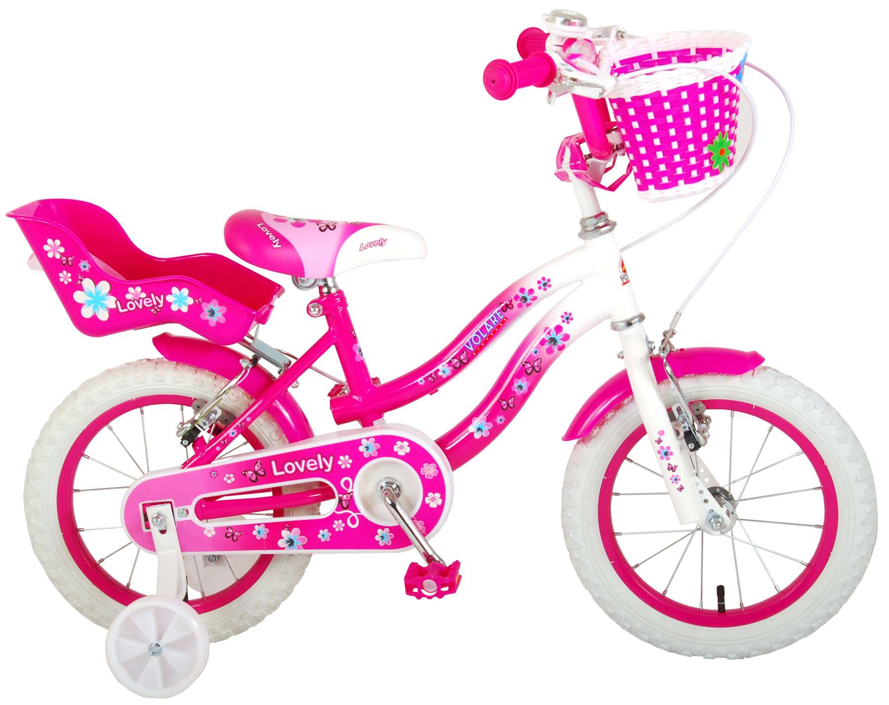 Details about   14"/16" Kids Bike Bicycle Adjustable Seat With Pedal Training Wheel Girl Pink US 