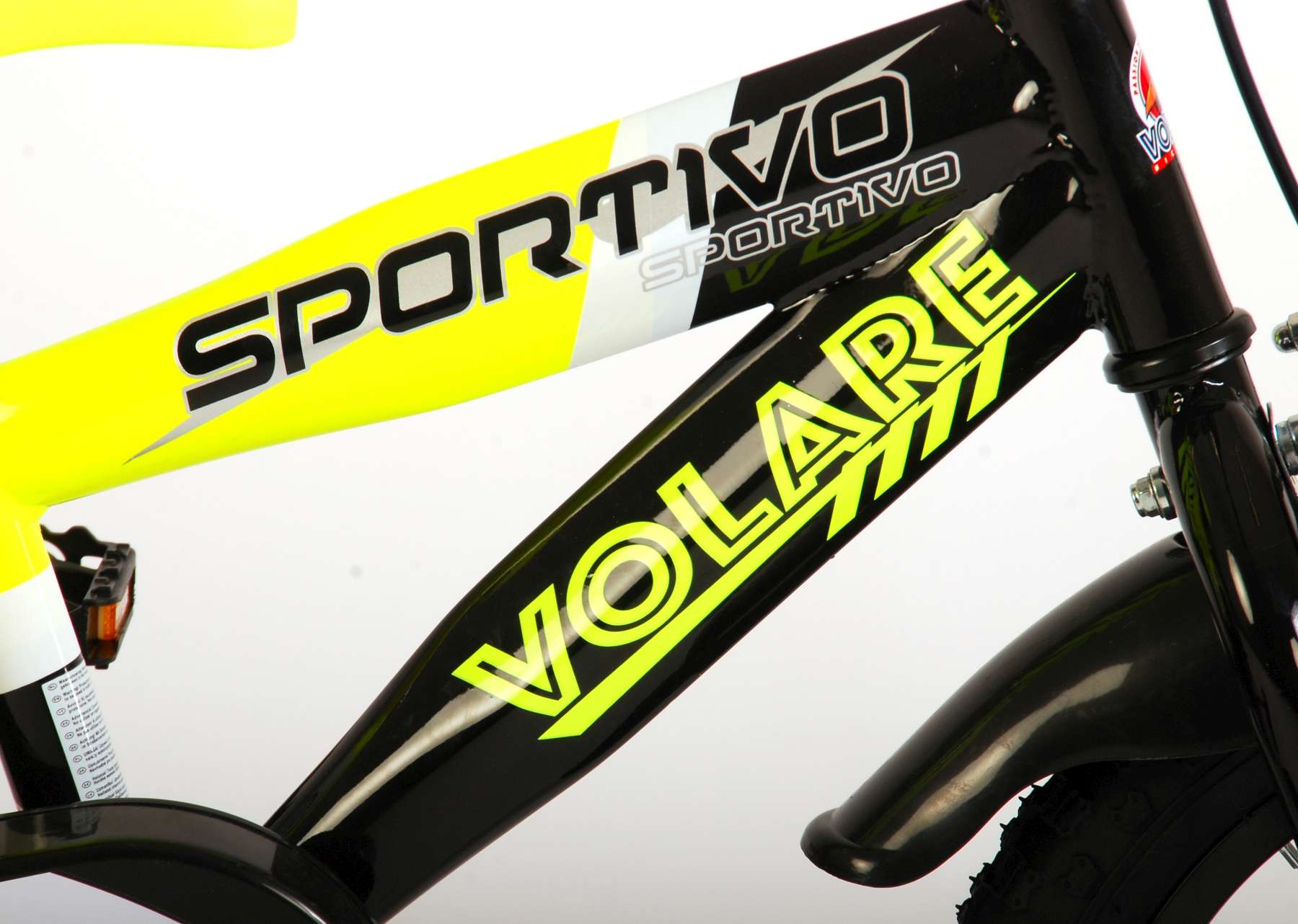 Volare Sportivo Children s Bicycle Boys 14 inch Neon Yellow
