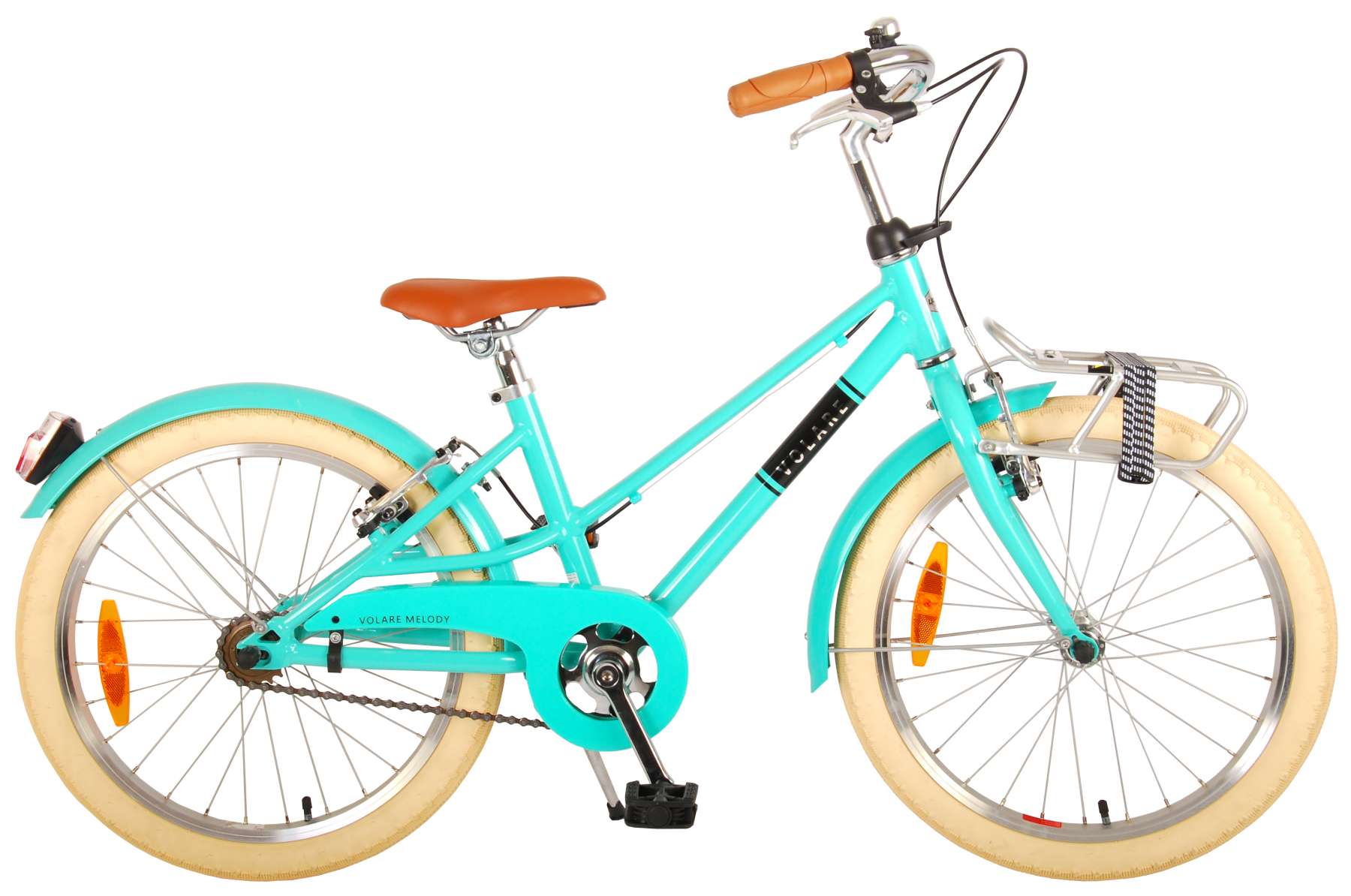 bestrating Vrijlating aluminium Volare Melody Children's bicycle - Girls - 20 inch - turquoise - two  handbrakes - Prime Collection