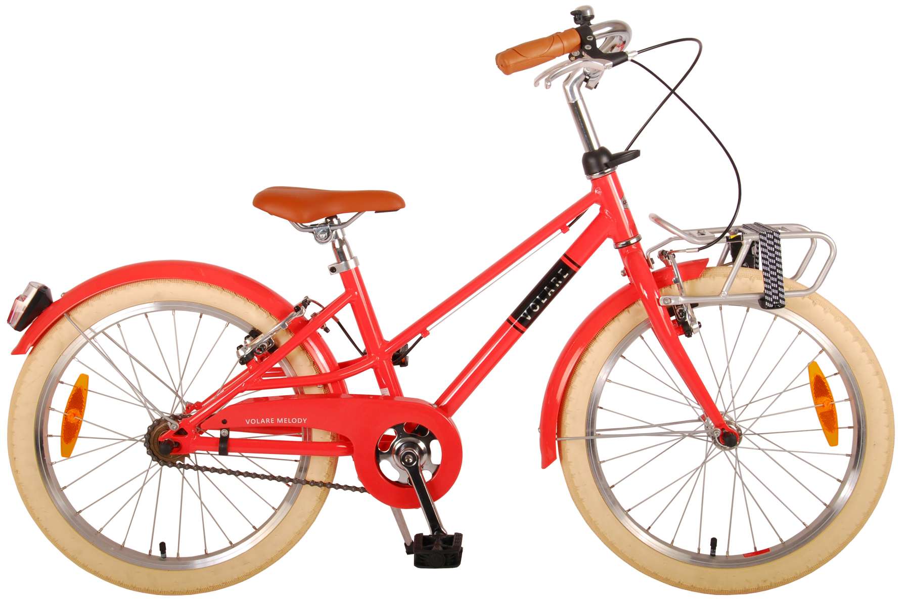 aanbidden groef Verdienen Volare Melody Children's bicycle - Girls - 20 inch - pastel red - two  handbrakes - Prime Collection