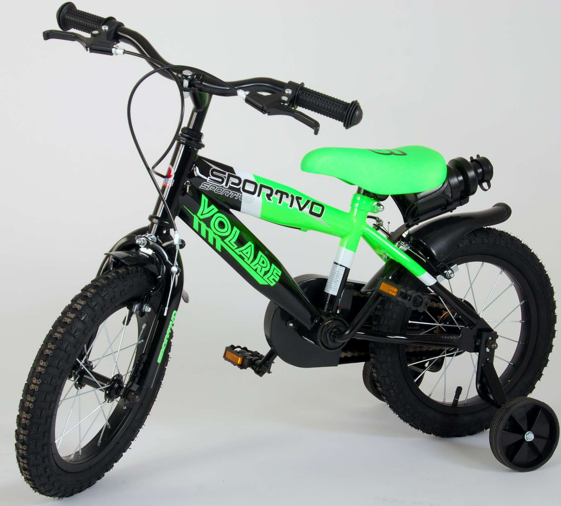 green 14 inch bike
