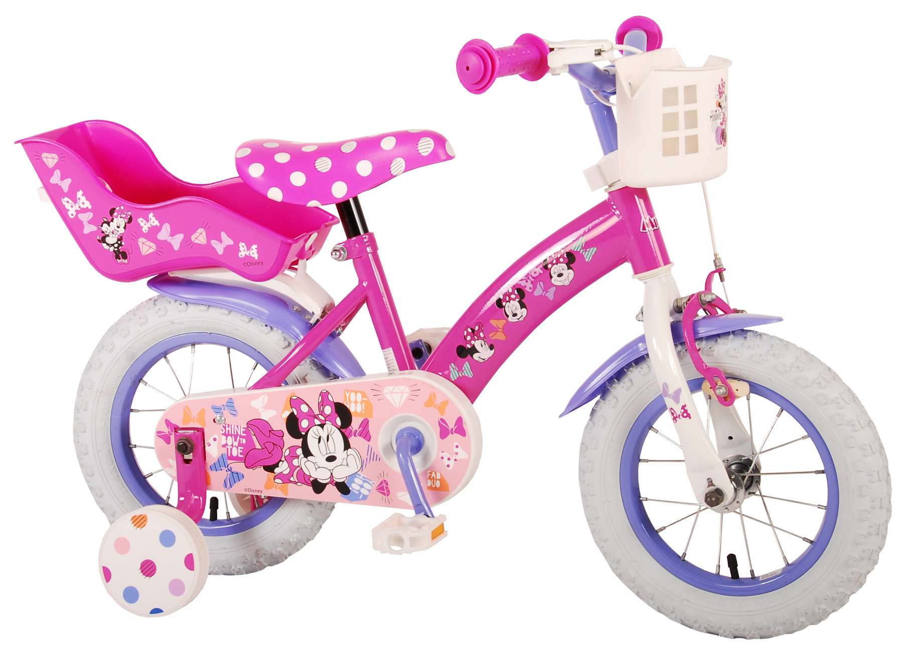 minnie mouse bike basket