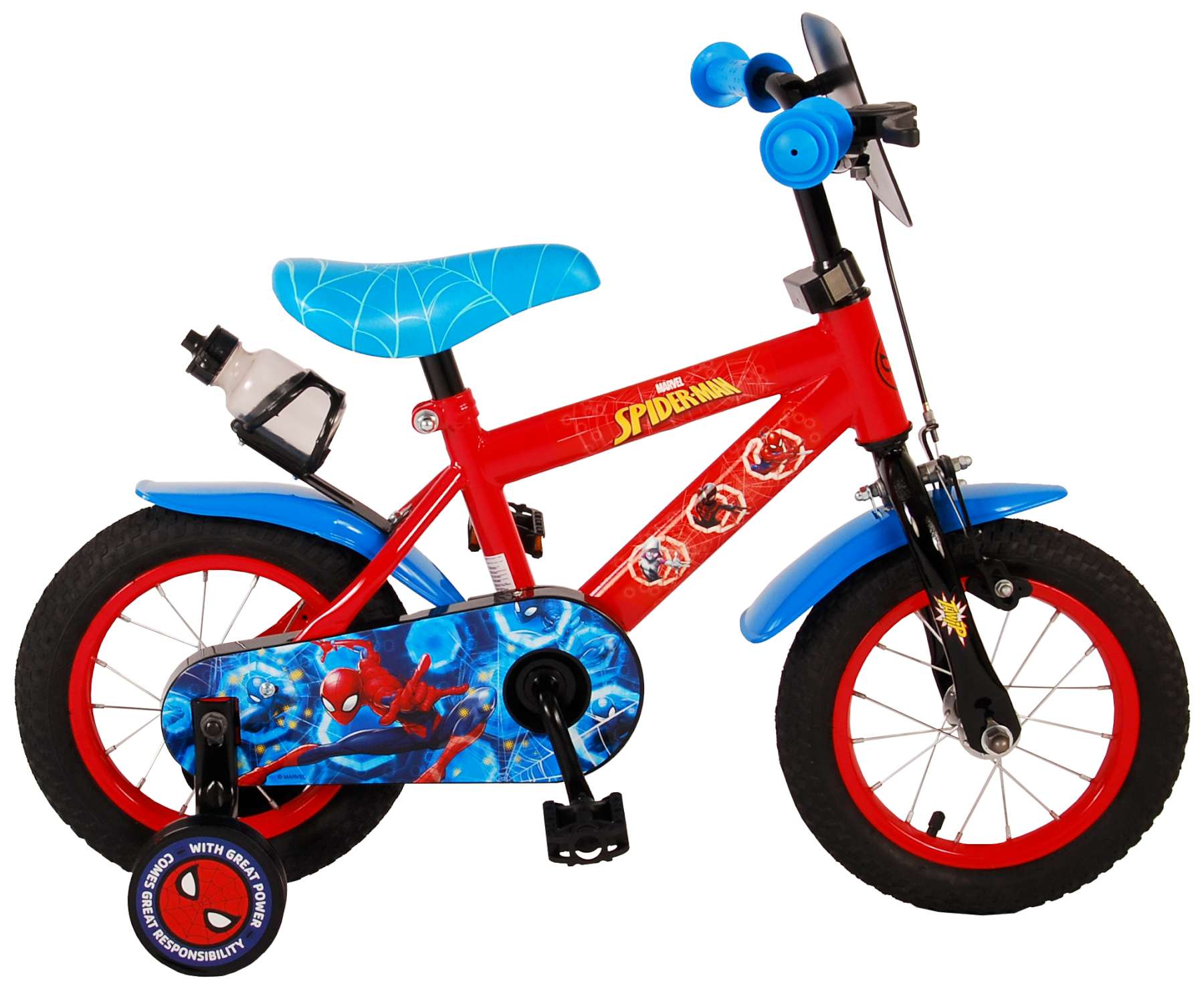 MARVEL COMICS SPIDERMAN per Bambini Sicurezza Bicicletta Bici Ciclo CASCO Skate Medium 