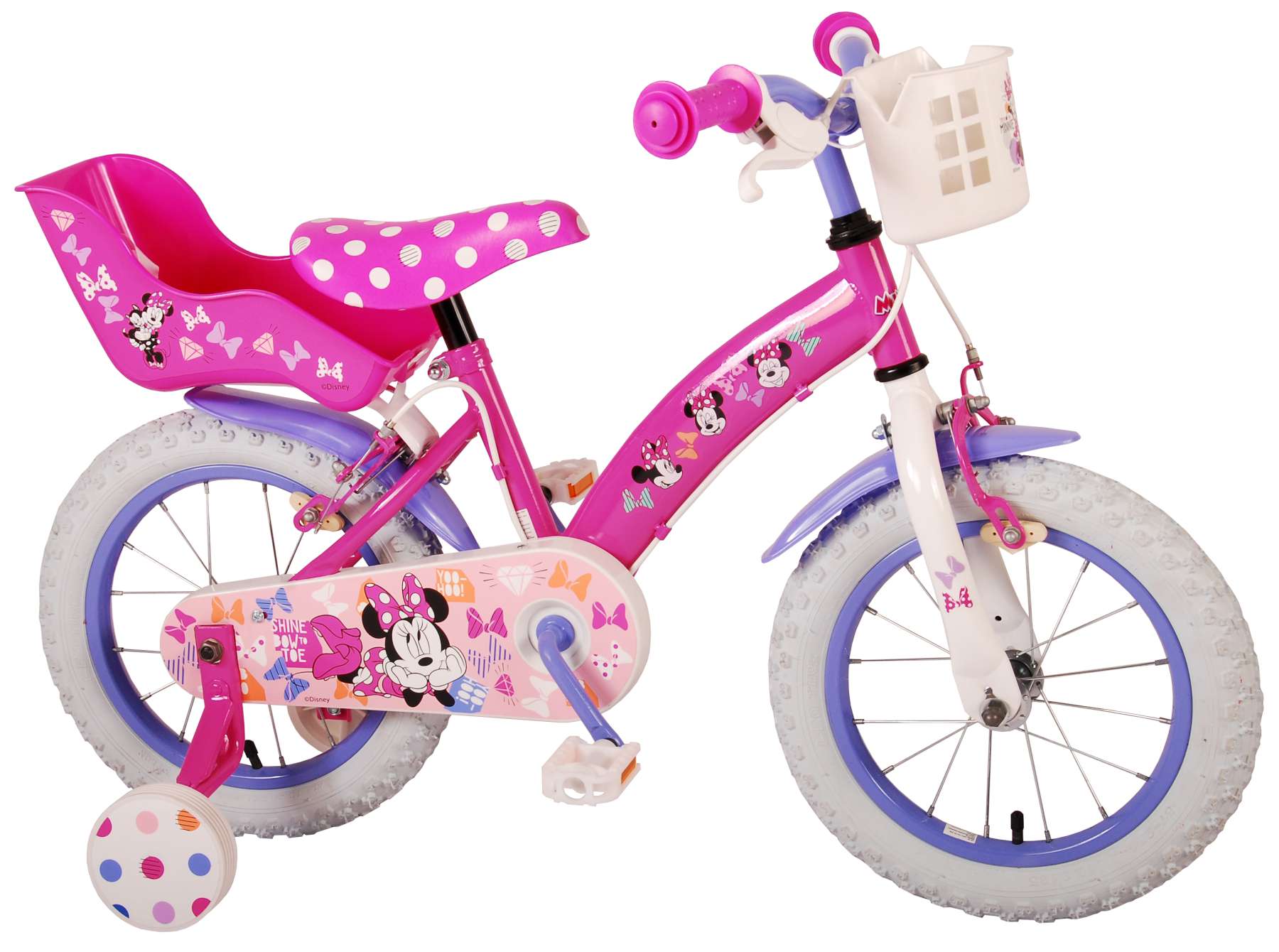 Details about   14" Nancy Girl Bicycle Kids Bike with Basket Bell Hand Brake Training Wheel Pink 