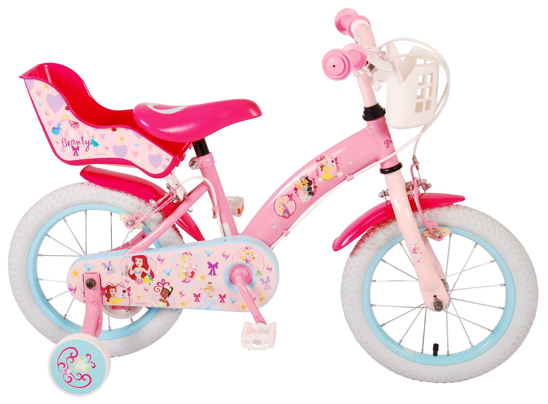 Details about   14"/16" Kids Bike Bicycle Adjustable Seat With Pedal Training Wheel Girl Pink US 