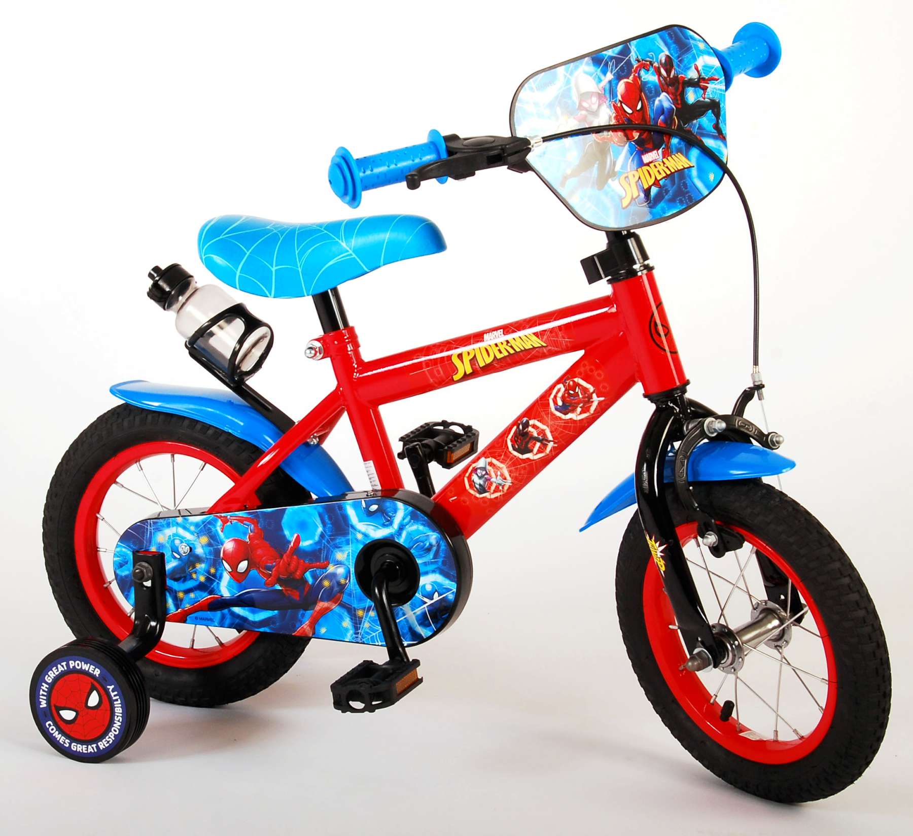 spiderman 12 inch bike