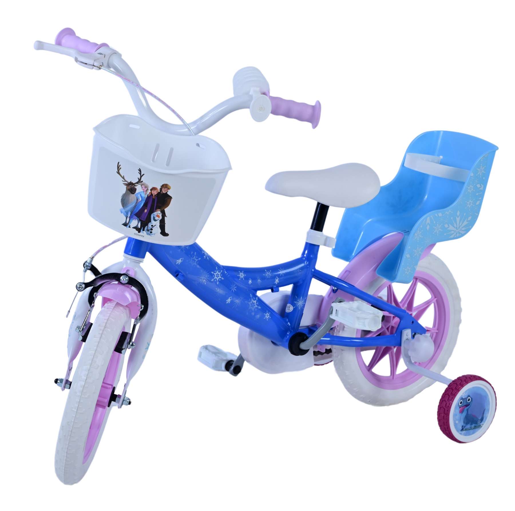 Frozen 12 inch bike with doll carrier cheap