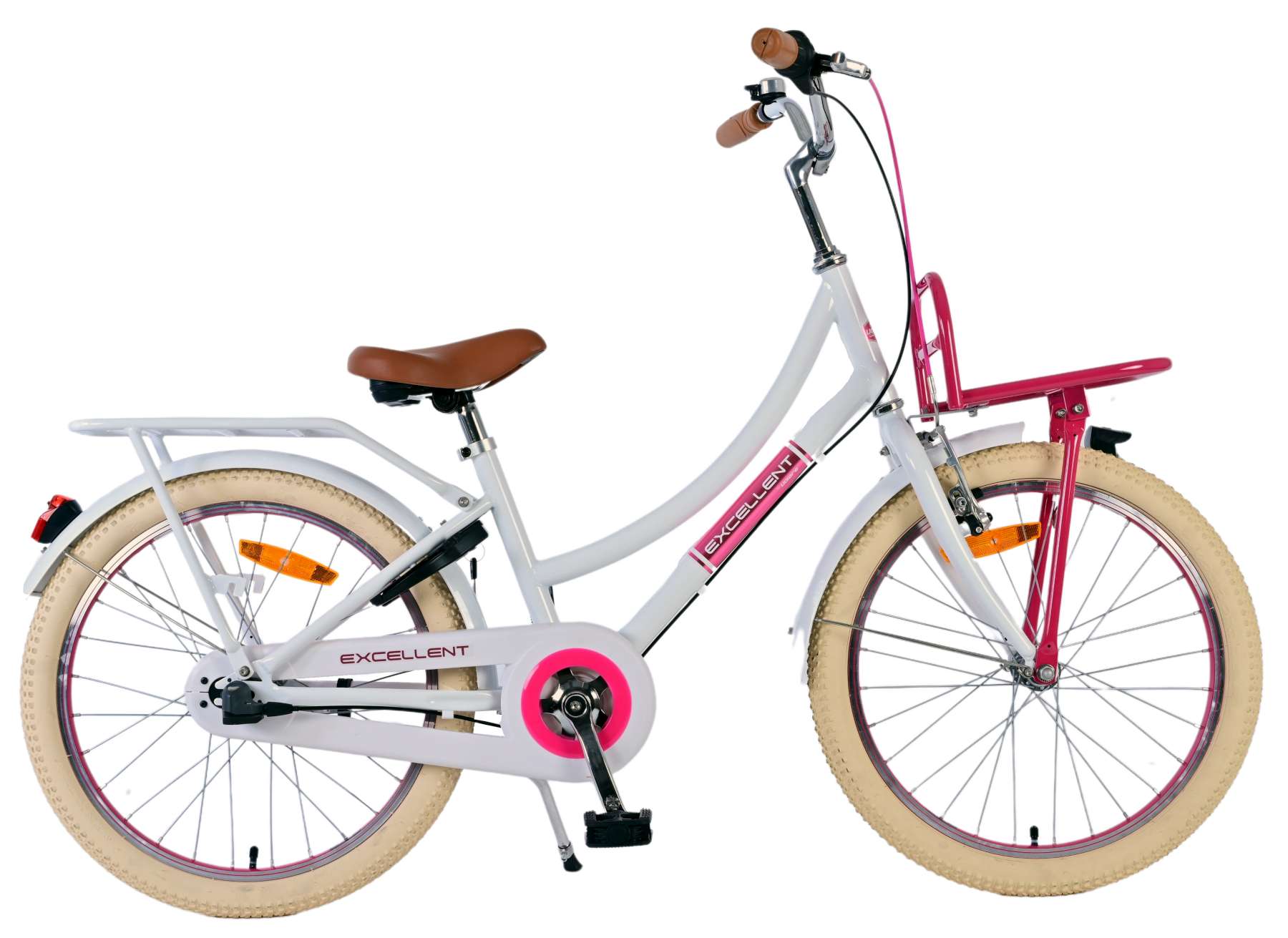 Volare Excellent Children s bike Girls 20 inch White 3 gears