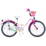 Volare Ashley Children's Bicycle - Girls - 20 inch - White / Pink - 95% assembled