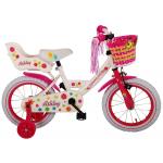 Volare Ashley Children's Bicycle - Girls - 14 inch - White - 95% assembled