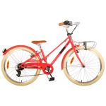Volare Melody Children's bicycle - Girls - 24 inch - Pastel Red - 6 speed - Prime Collection