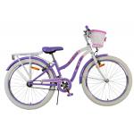 Volare Lovely Children's bike - Girls - 24 inch - Purple - Two hand brakes