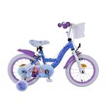 Disney Frozen 2 Kids bike - Girls - 14 inches - Blue/Purple - Two hand brakes