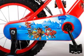 Paw Patrol Children's Bicycle - Boys - 14 inch - Red Blue - 95% assembled