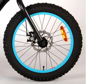 Volare Gradient Children's Bicycle – Boys – 20 inch – Black Blue Aqua – 6 speed – Prime Collection
