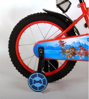 Paw Patrol Children's Bicycle - Boys - 16 inch - Red Blue
