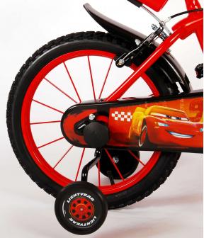 Disney Cars Children's Bicycle - Boys - 16 inch - Red - Two handbrakes