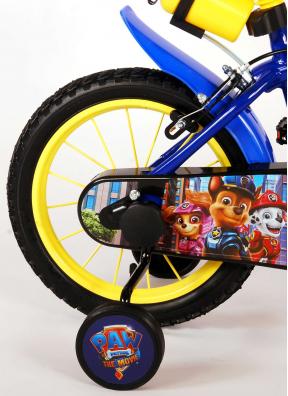 Paw Patrol the Movie Children's Bicycle - Boys - 14 inch - Blue - Two handbrakes