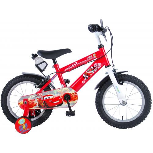 Disney Cars Children's Bicycle - Boys - 14 inch - Red - 2 handbrakes
