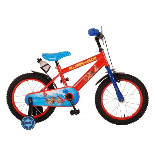 Paw Patrol Children's Bicycle - Boys - 16 inch - Red Blue